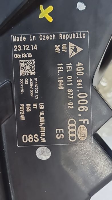 Far dreapta bixenon led Audi A6 4G C7 2014