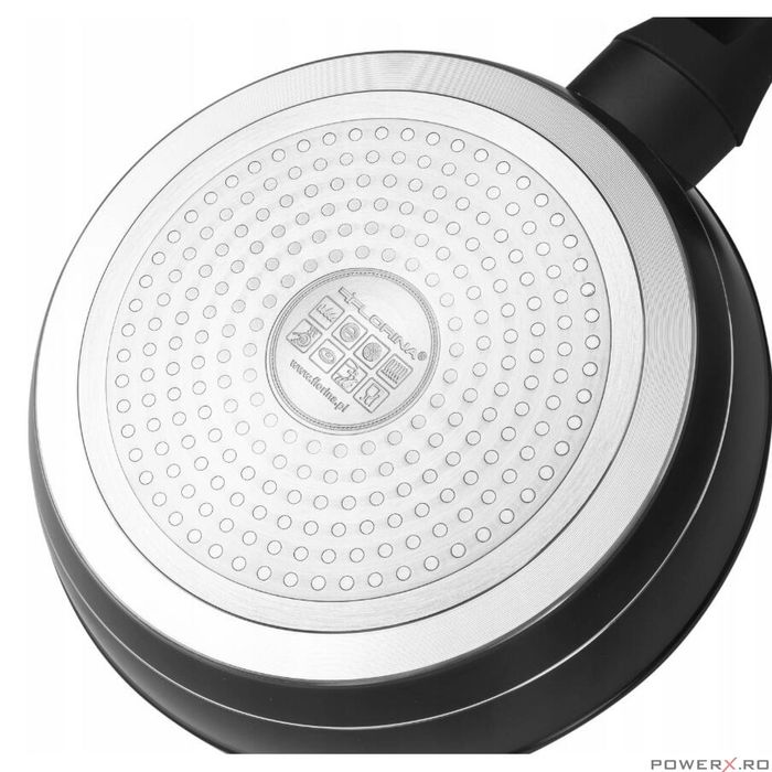 Tigaie din aluminiu forjat, 18 cm, cu invelis antiaderent, maner