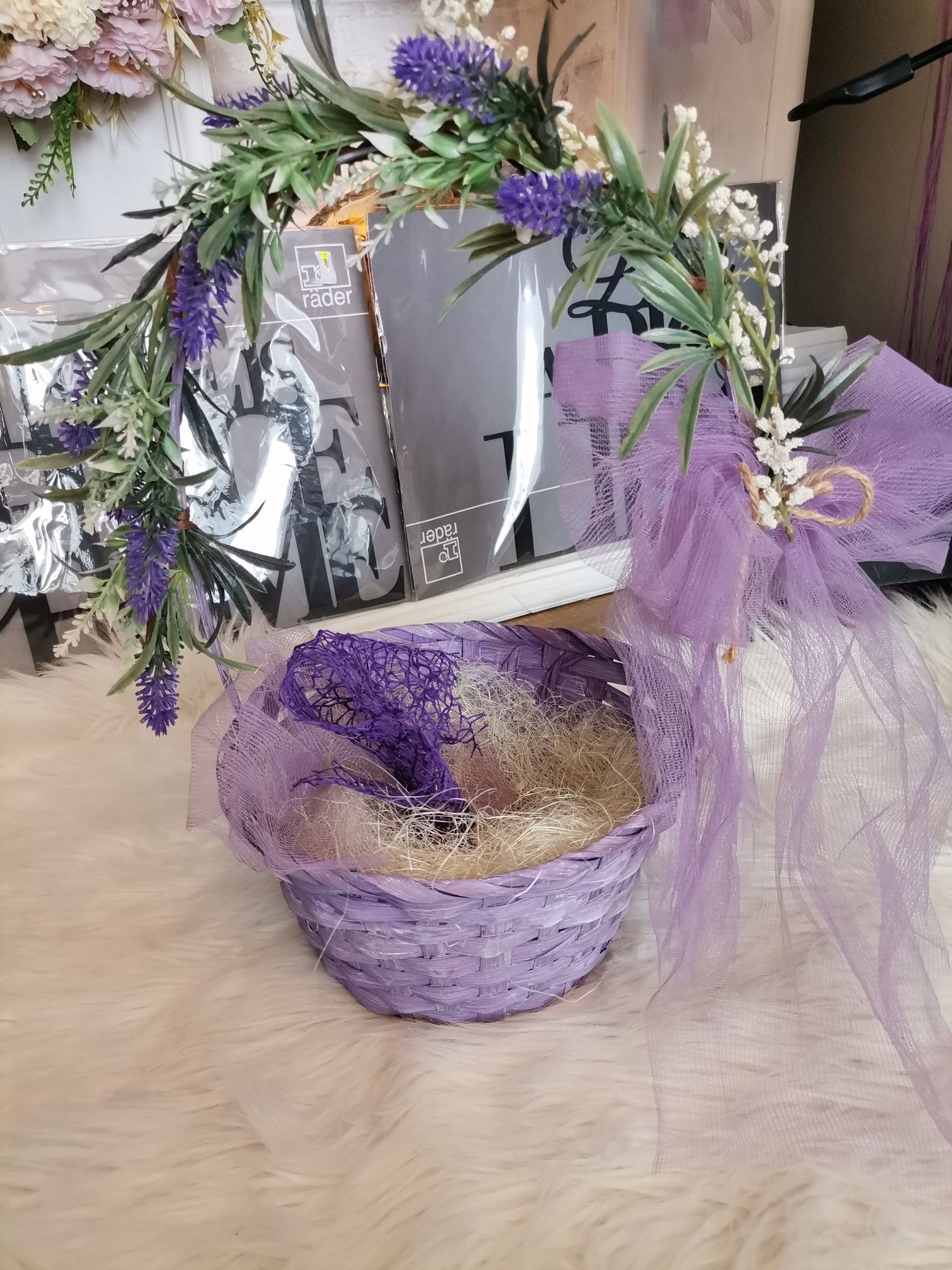 Пролетна/Великденска кошница за яйца