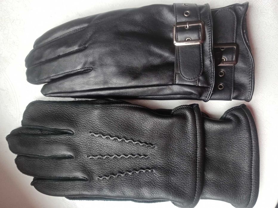 Кожени мъжки ръкавици L