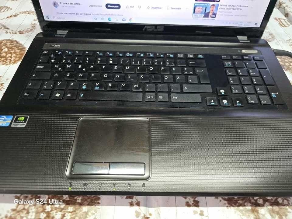 18.4 14 gb ram 240 gb ssd core i7 ASUS A93S