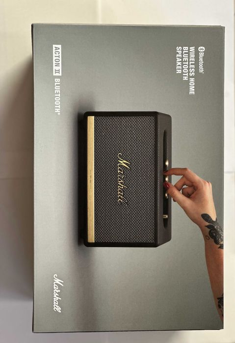 Boxa MARSHALL Acton II Negru  Nou  Sigilat