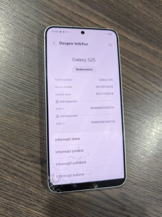 Samsung s25 ecran spart