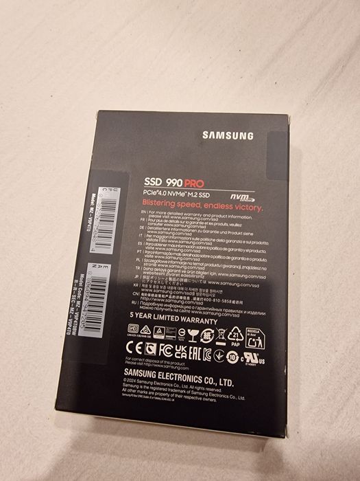 SSD Samsung 900 pro de 4 T