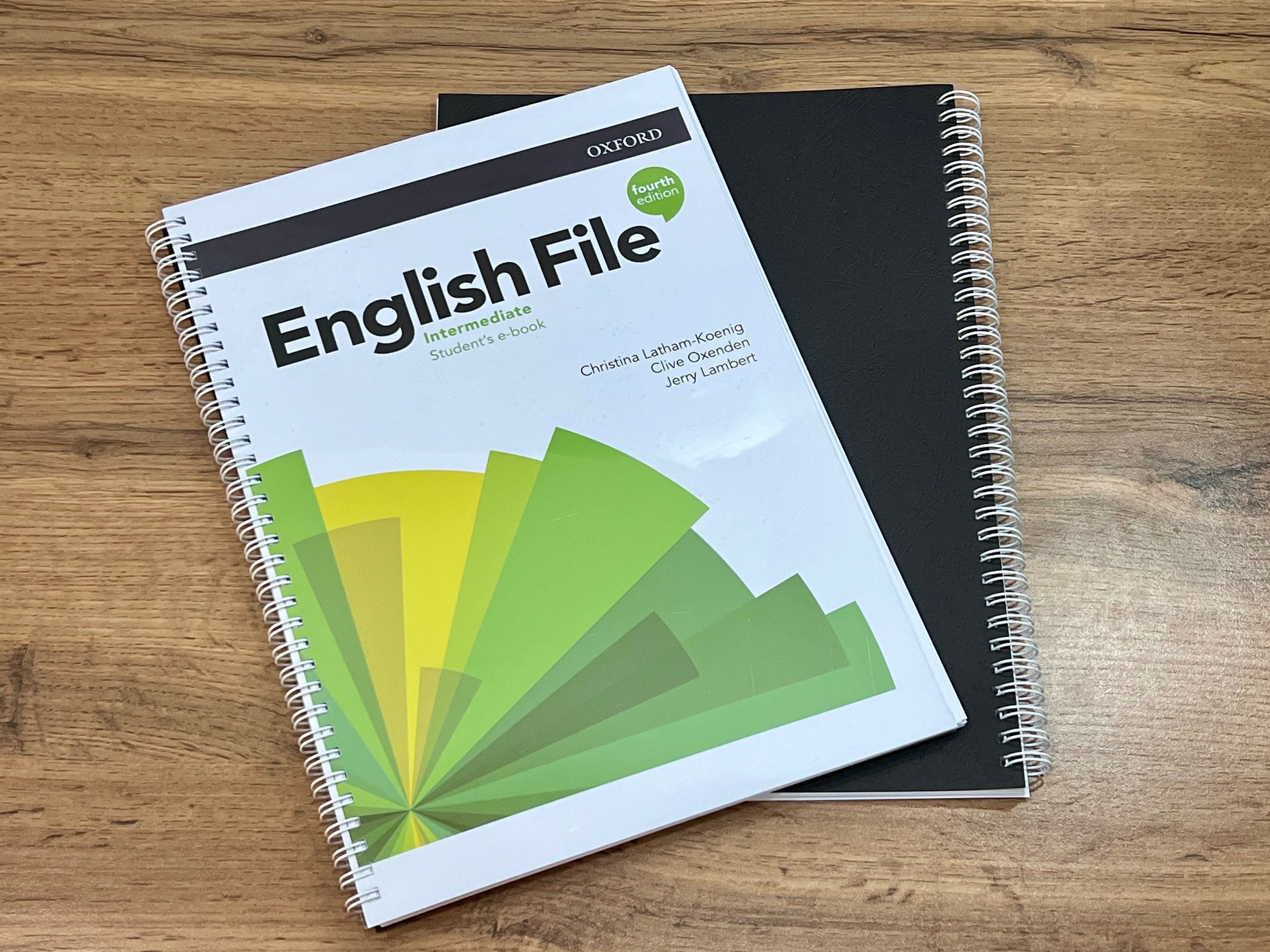 Учебники English File Intermediate 4 издание Супер качество