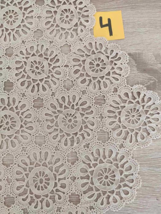 покривки - плетени на една кука