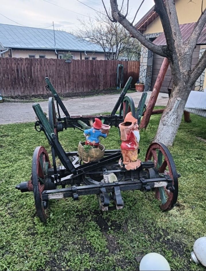 Căruța rustică de curte