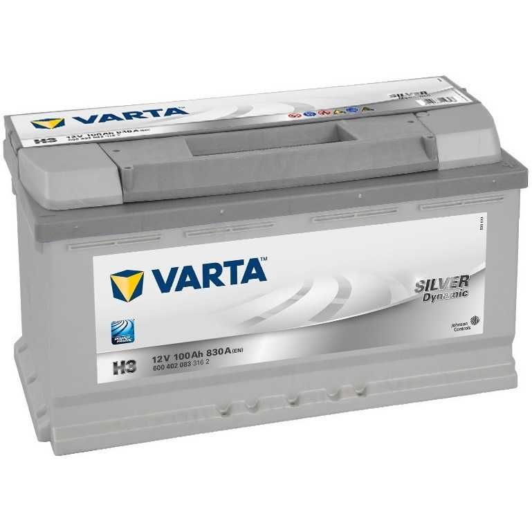 100АЧ Като Нов Акумулатор Varta Silver 100AH H3 - ГАРАНЦИЯ