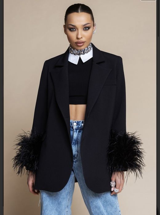 Сако с пера nikole collection