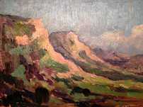 Pictura tablou peisaj scoala de la Baia Mare