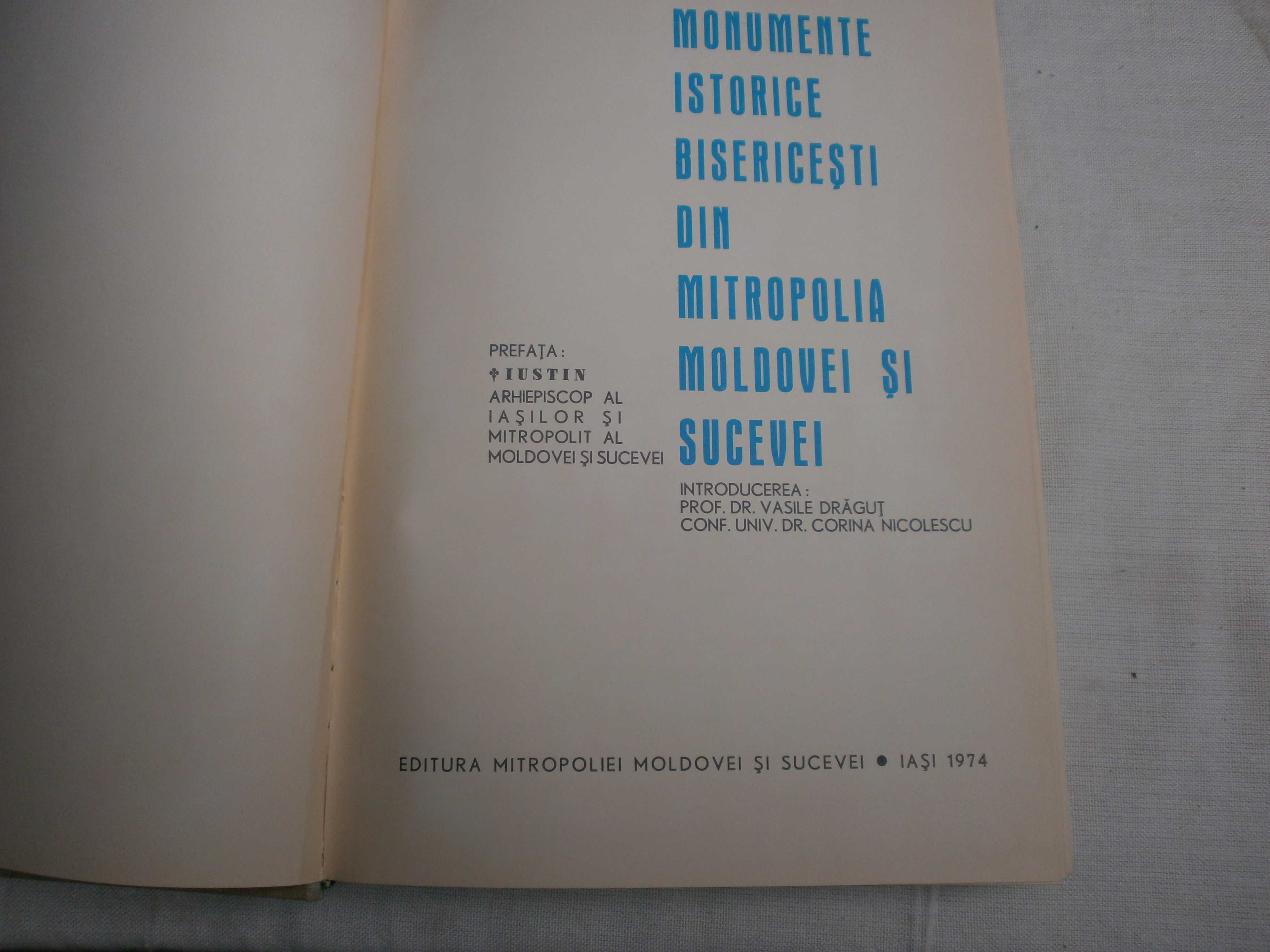 monumente istorice bisericesti din mitropolia moldovei si sucevei 1974