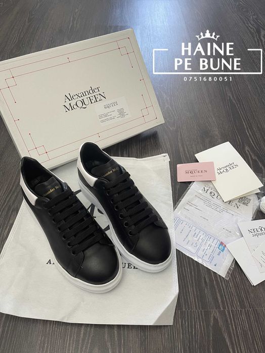 Adidasi Alexander McQueen Produs NOU Tenesi Papuci Unisex Fete Baieti