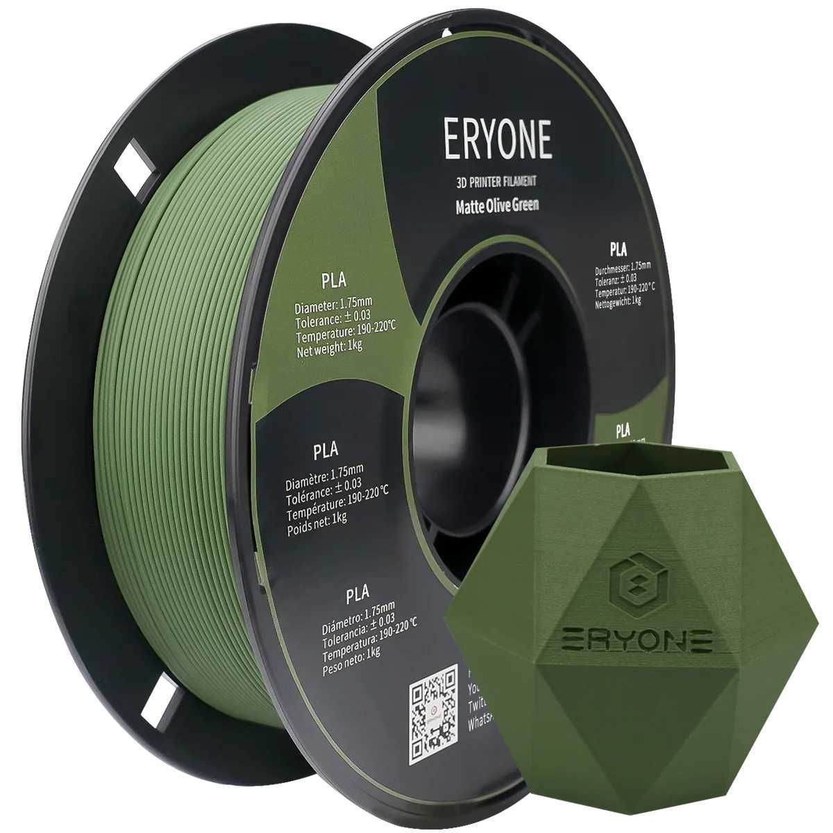 PLA Matte Filament, ПЛА Матов Филамент (Нишка) за 3Д Принтер