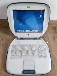 Laptop retro, de colectie Apple iBook Clamshell M6411,procesor 466 MHz