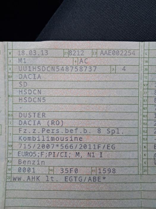 Dacia Duster 1,6 benzina