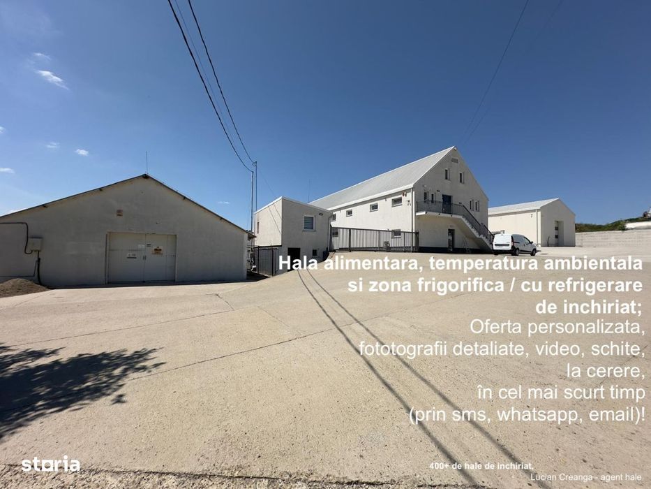 Hala 400-800mp, ambientala, refrigerare, congelare, zona Skoda