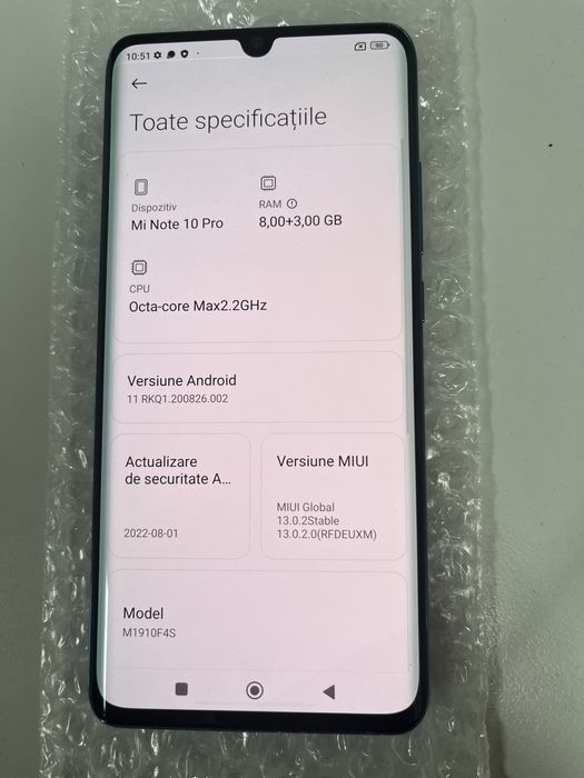 Xiaomi Mi Note 10 Pro 256GB Green ID-fku152