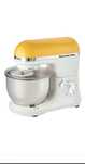Mixer cu bol Ariete Gourmet Yellow 1594YE, 650 W, bol inox 4 L, 6 vite
