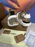 Adidasi Burberry piele naturala Full Box colectie noua