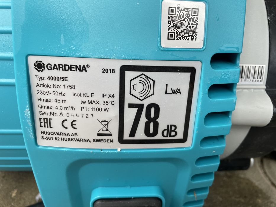 pompa hidrofor  gardena