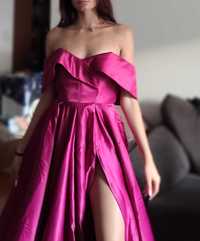 Rochie de ocazie din tafta - culoarea magenta