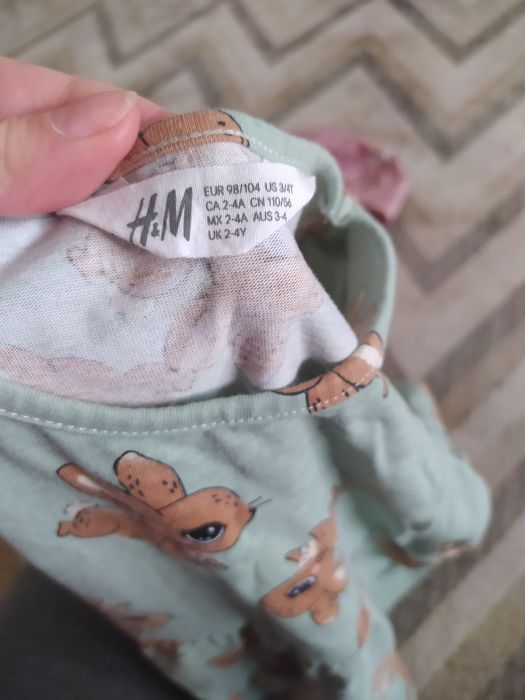 Lot hăinuțe fetiță rochița geacă 98 104 H&M, sinsay