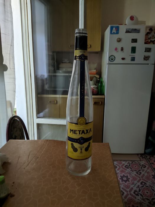 Ретро бутилка METAXA 3 литра