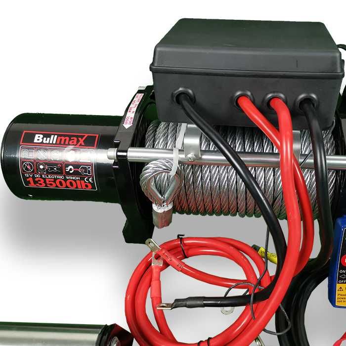 Електрическа лебедка BULMAX за джипове 12 v - 6136 кг.-13 500 либри