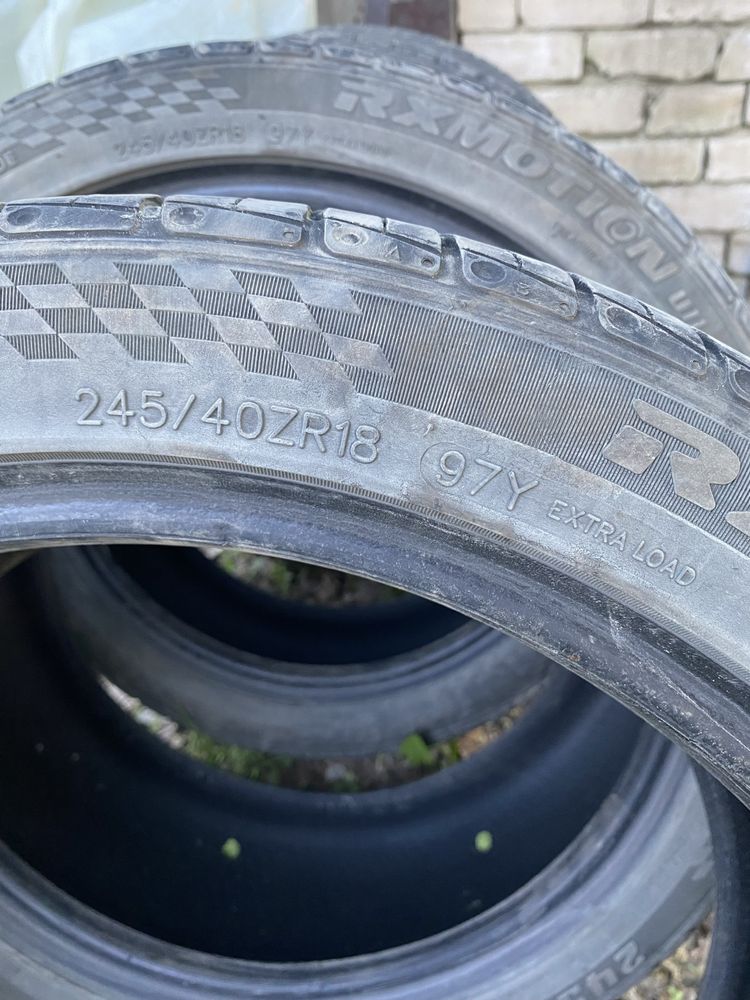 Летние шины 245/40 r18