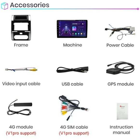 Navigatie Android  Nissan X-TRAIL T31 , Carplay ,Android auto + Camera