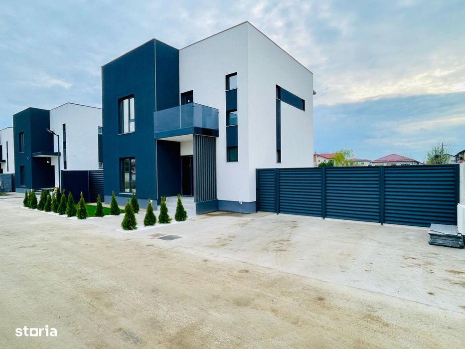 Imobiliare Domnesti  500m teren 3 dormitoare + 3 bai toate utilitatile