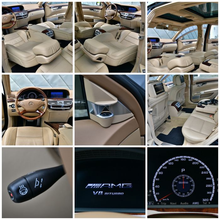 Mercedes S63 AMG Long 2012 544 C.P B&O Panoramic