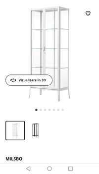 Vitrina Milsbo Ikea, alba, noua in cutie