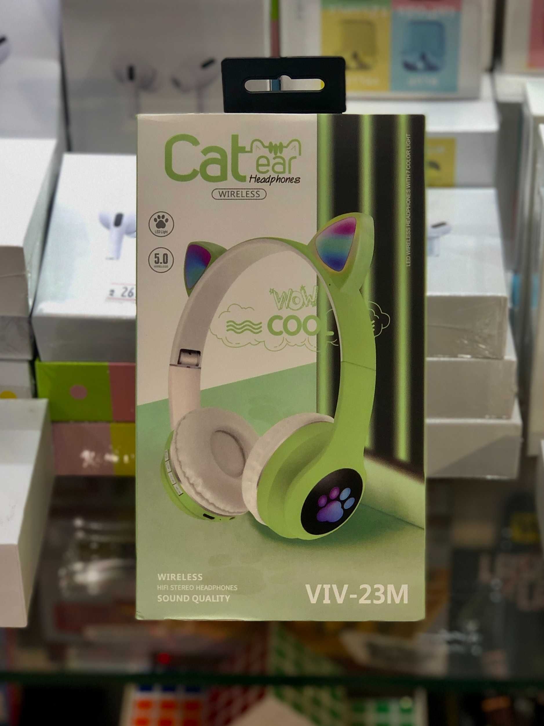 Безжични слушалки с котешки уши / Cat Ear Headphones