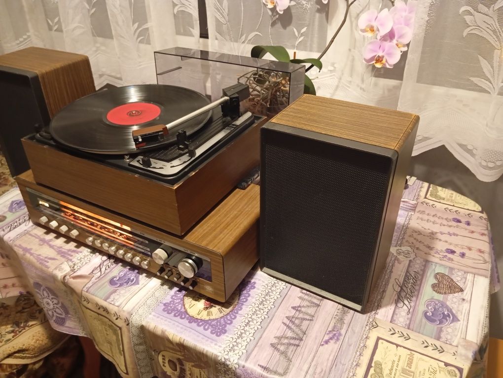 Комплект грамофон Dual 1010 ,Ресивър Blaupunkt и тонколони
