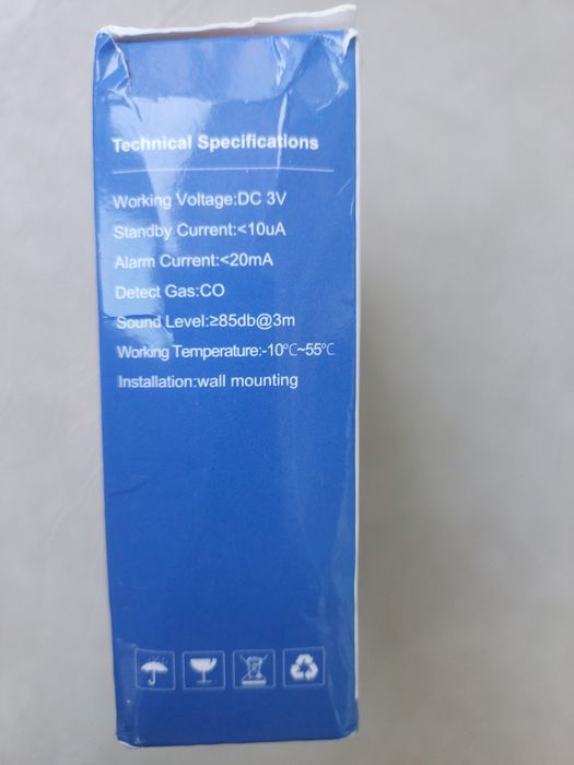 Detector monoxid de carbon CO, nou