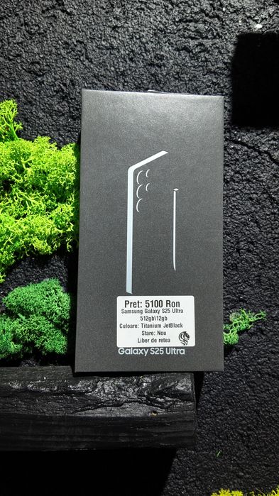 Samsung Galaxy S25 Ultra 512gb/12gb JetBlack Duos Sigilat/Garantie