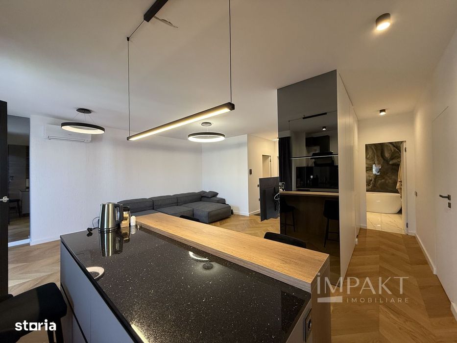 Apartament ultrafinisat 2 camere, 83 mp, Andrei Muresanu Sud
