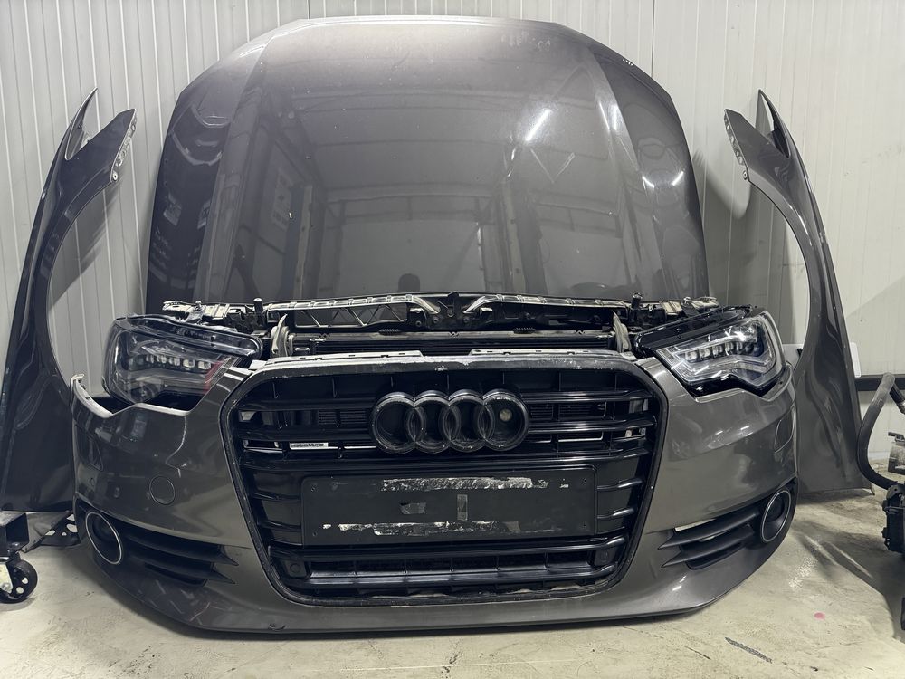 Bot Fata completa audi a6 c7 capota aripi bara far led