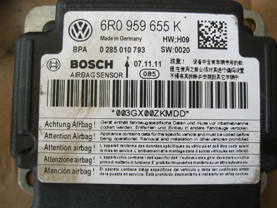 PlanseBord&KitAirbagVwPASSAT2006>2010VolanCenturiCalcAirbagPicioFranta