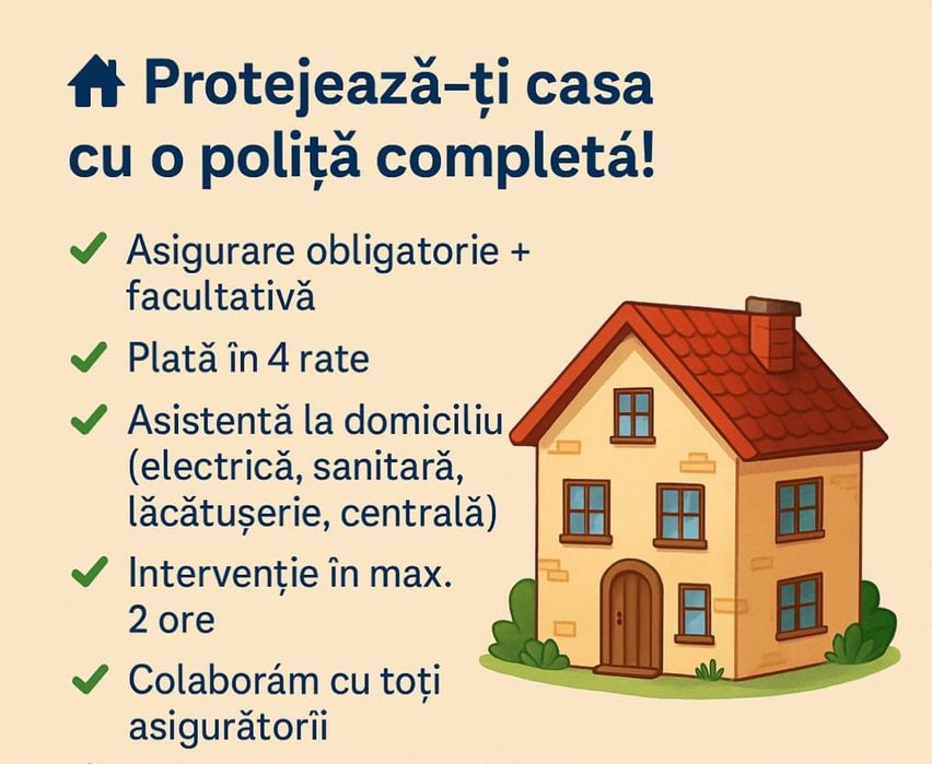 Asigurări: RCA, PAD, PAID, asigurări de viata/sănătate/călătorie