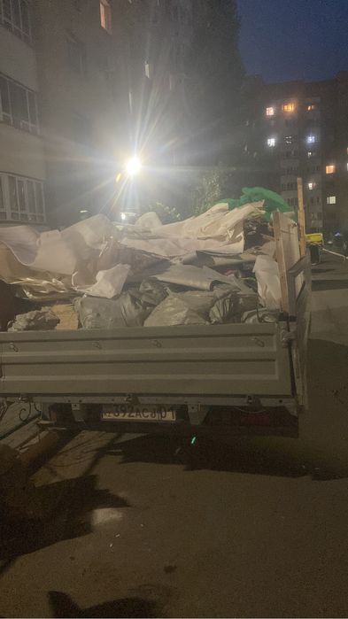 Вывоз мусора вывоз строительной мусора открытая газель заезд в паркинг