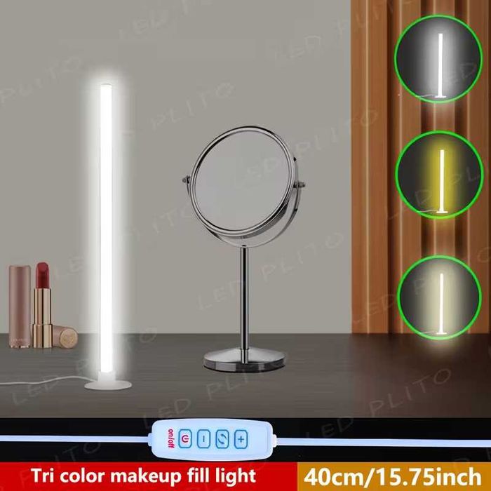 LED Лампа 40см – 3 Цвята Светлина и Дистанционно