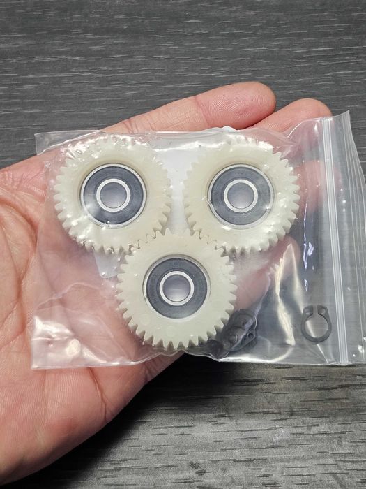 Set pinioane 38mm reparatie motor bicicleta electrica 250W 350W