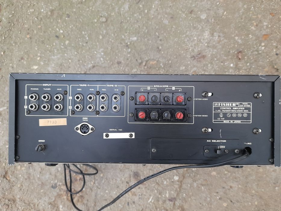 Fisher CA-2110E amplificator stereo ( linie / instrumente )