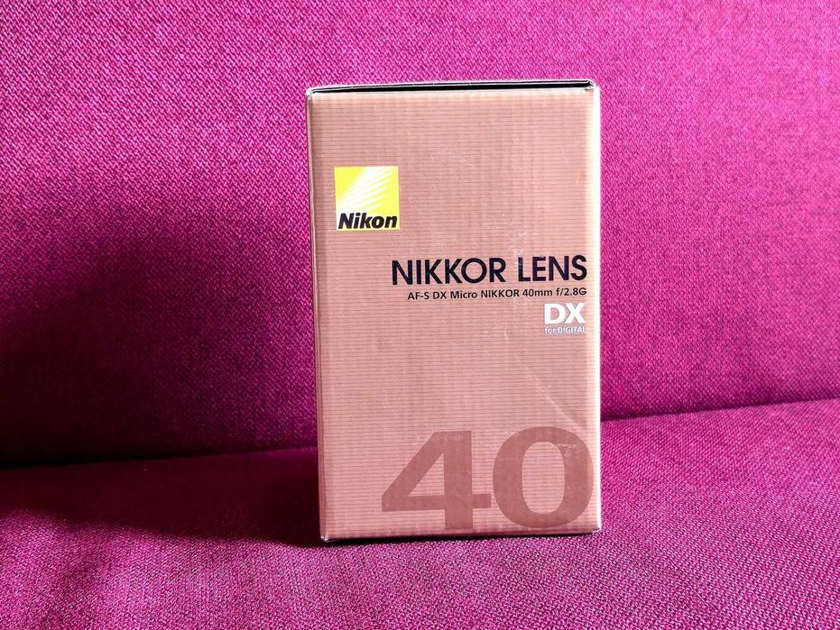 Obiectiv Nikon AF-S DX Micro, 40mm f/2.8G ED - Nou, În Cutie