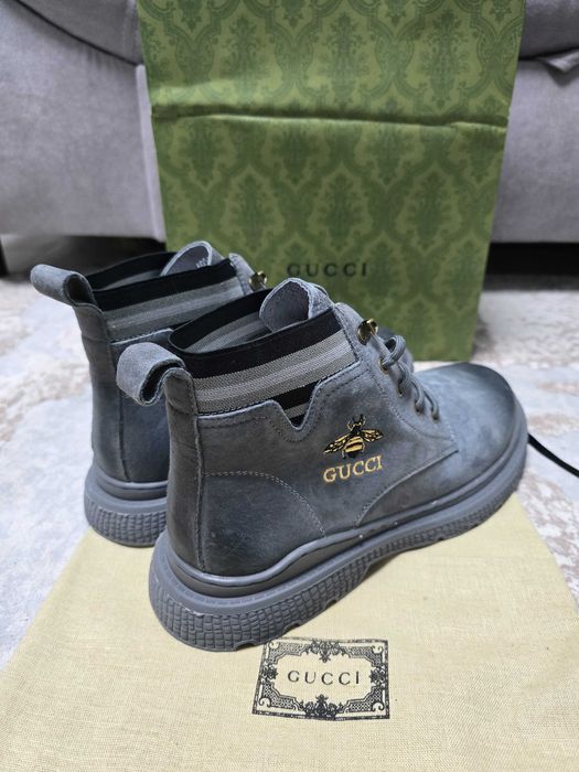 Ghete Gucci Gri ~ Marimea 42 ~ Nou