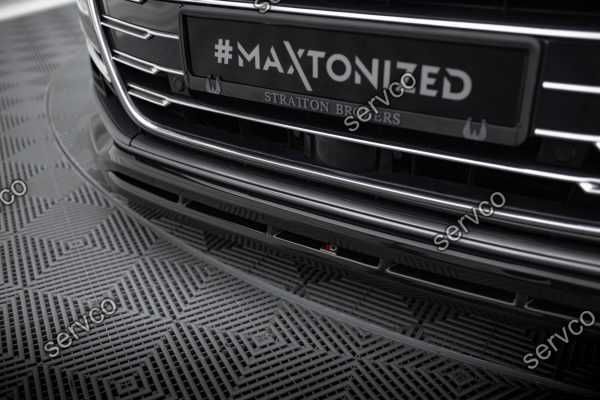 Prelungire splitter bara fata Audi A8 D5 2017-2021 v1 - Maxton Design