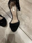 Обувки GUESS на ток естествен велур