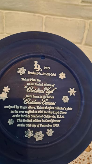 Декоративни чинии Коледни камеи